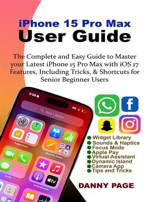 cover image of iPhone 15 Pro Max User Guide